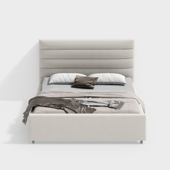 Urban Comfort 3D model – Elegant Bed Design