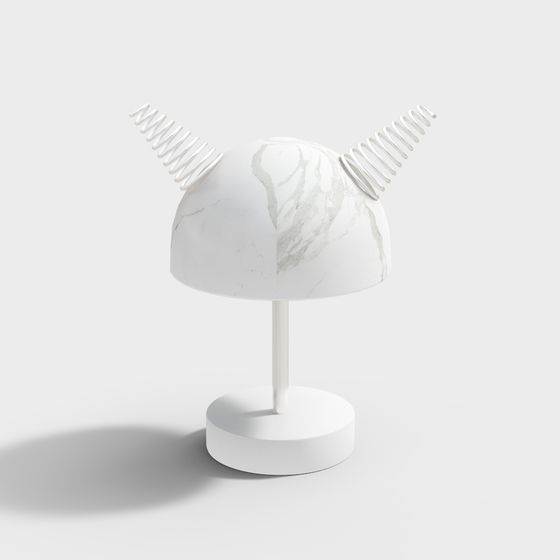 Marble Spring Table Lamp 3D model