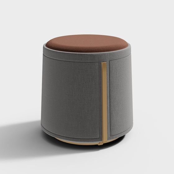 Low Poly Stool Design 3D model