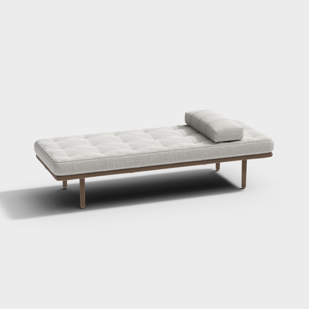 Long Tea Chair Made from Modern Tea Room Fabric