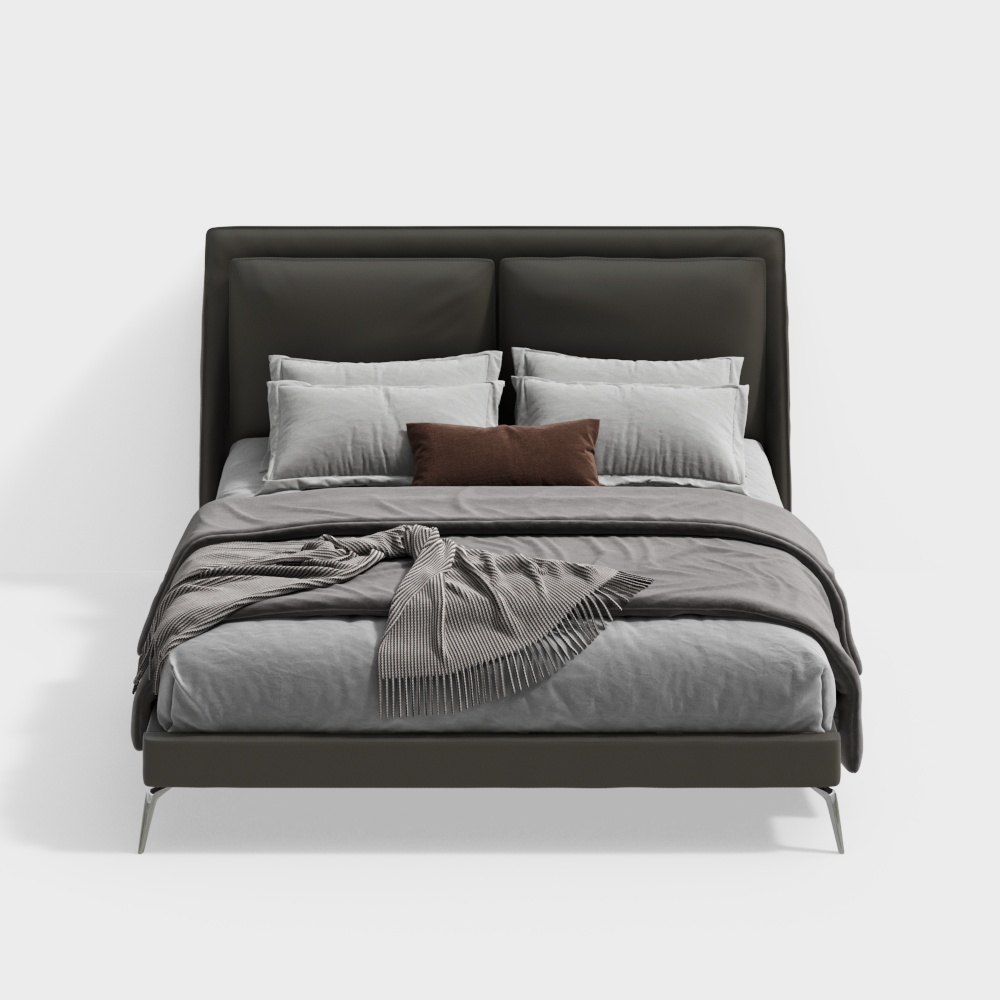 Be2023Napa Apricot Gray King Bed 1.8 (Regular)