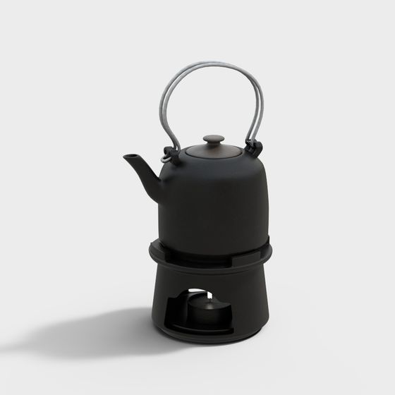 Tea Time Low Poly Teapot 3D model
