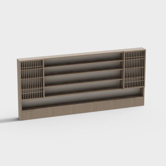 Urban Elegance Bookshelf 3D model for Modern Interiors