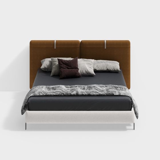 Urban Comfort Bed 3D model