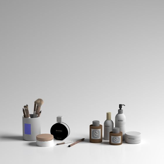 Black Cosmetics 8 3D Model – Photography Free