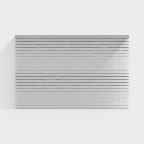 Stylish Louvered Window Shutter 3D model for Creative Spaces