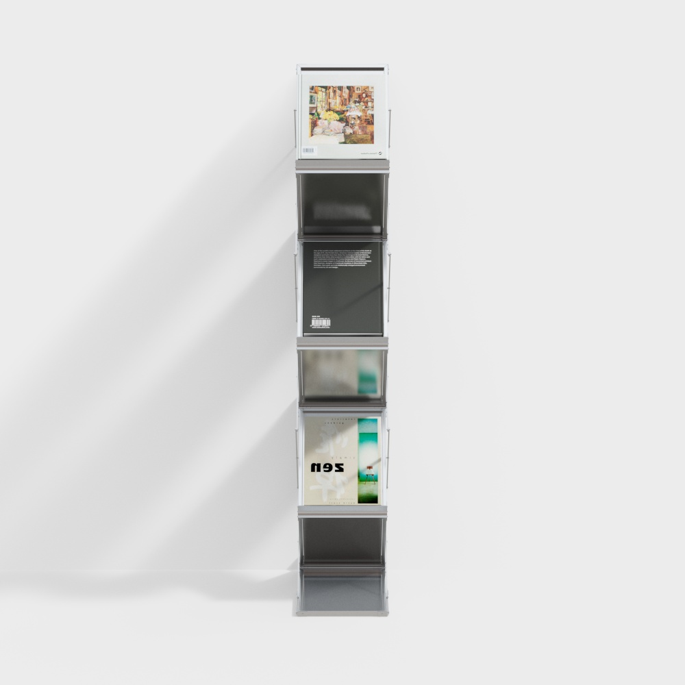 Modern Tea Room Newspaper and Magazine Stand