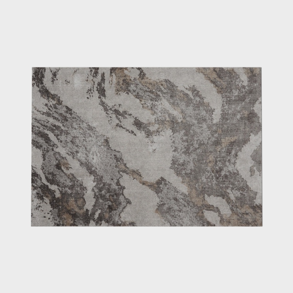 Elegant Low-Polygon Carpet 3D Model – Textured Gray Design