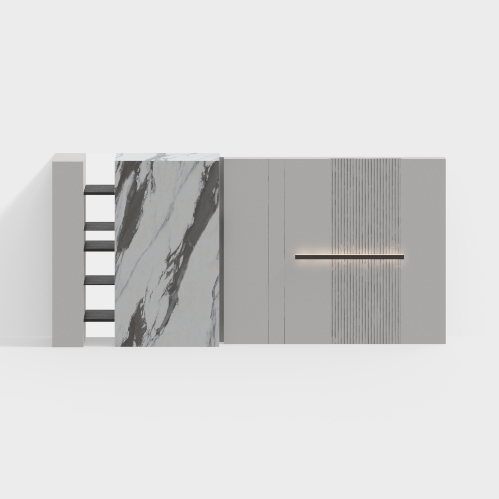 Modern Tea Room Background Wall