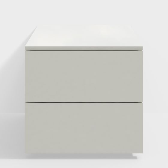 Stylish Nightstand 3D model for Contemporary Interiors