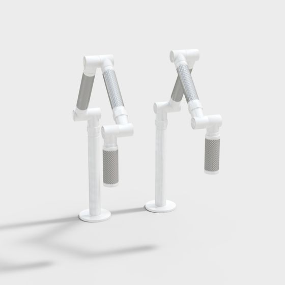 Urban Traffic Barrier Low-Poly 3D model