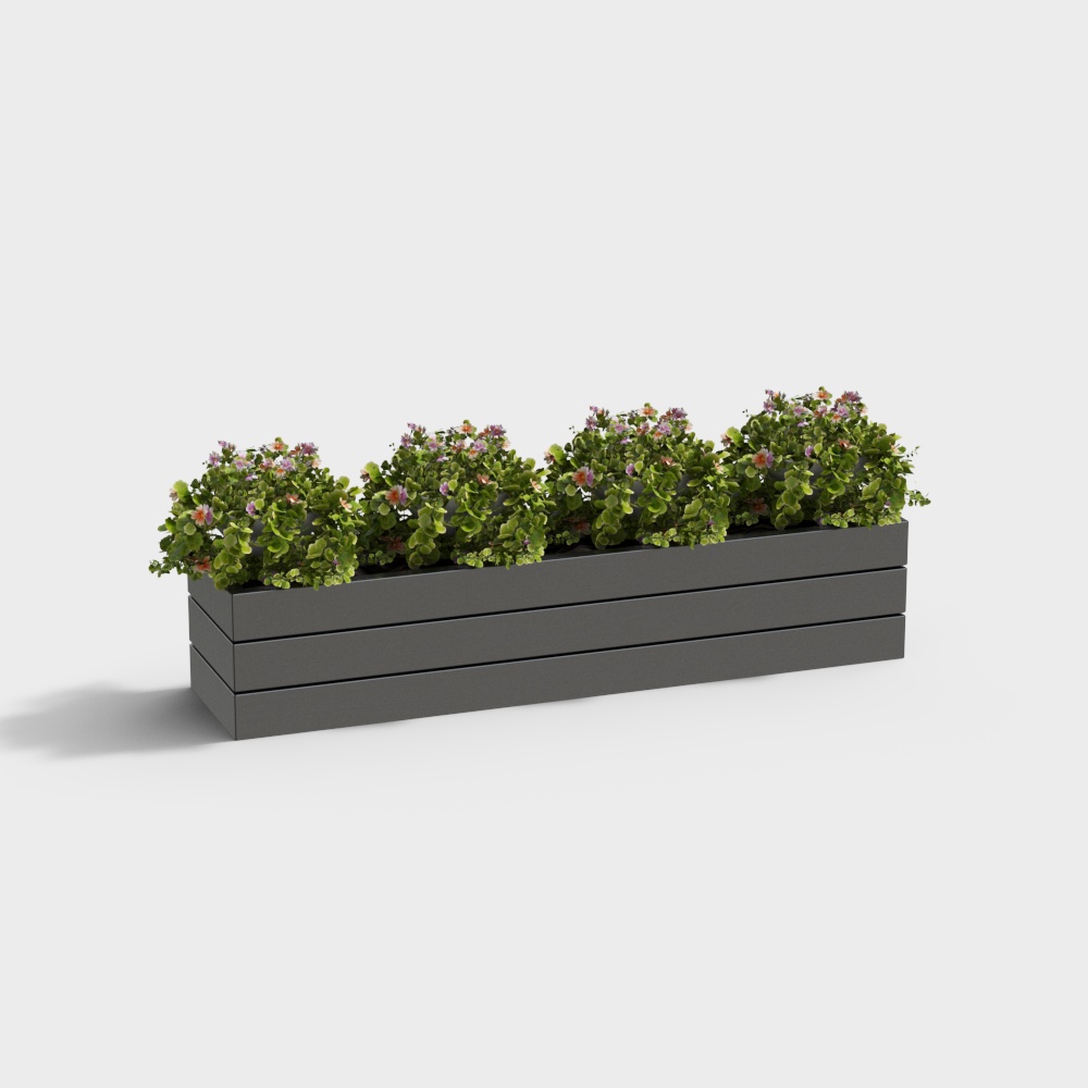Modern Planter 3D Model for Creative Projects