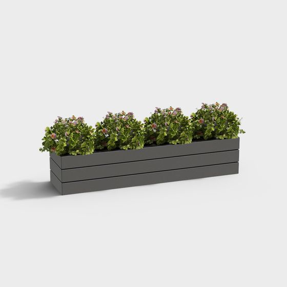 Modern Planter 3D Model for Creative Projects