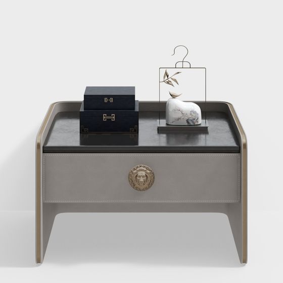 Luxurious Nightstand 3D model