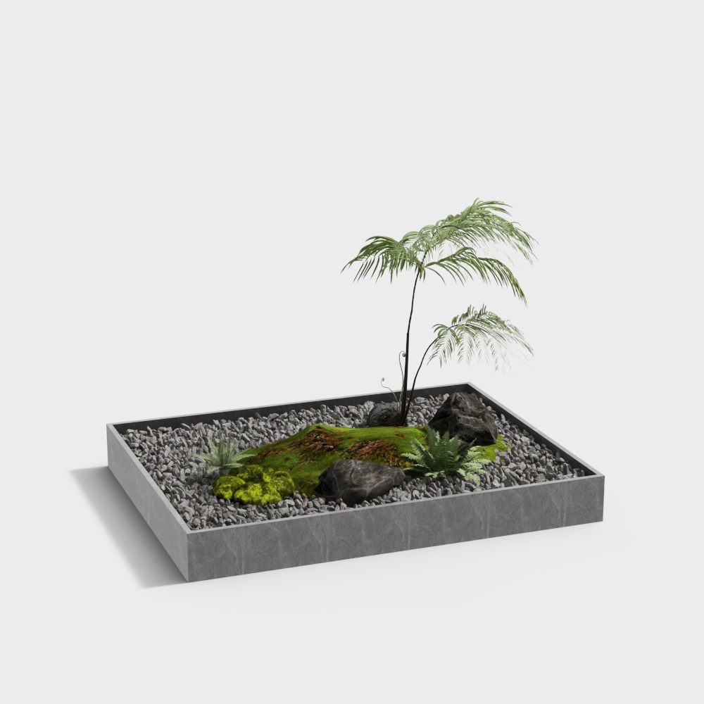 Modern Tea House Landscape Decoration