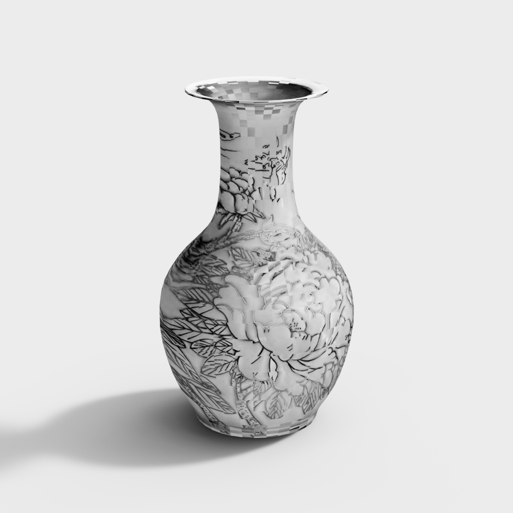 Modern Chinese-style Tea Room Ceramic Vase