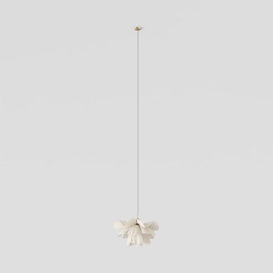 Floral Bloom Pendant 3D model for Elegant Interiors