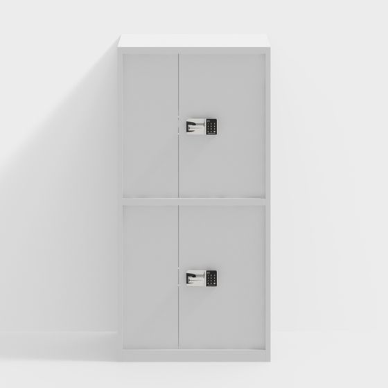 Modern Minimalist Storage Cabinet 3D model