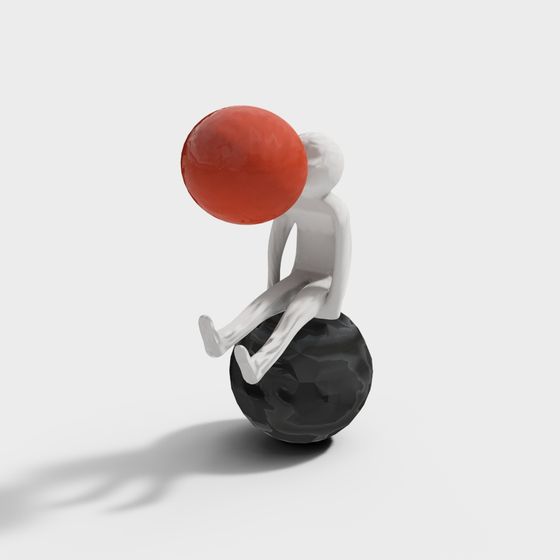 Balancer 3D model - Low Poly Design