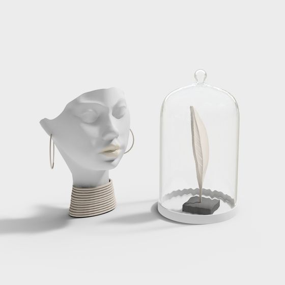 Artistic Elegance 3D model for Creative Projects