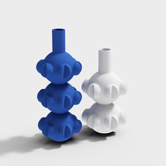 Abstract Artistic Vase 3D model