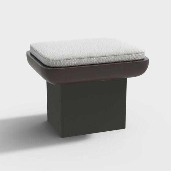 Urban Cube Ottoman 3D model