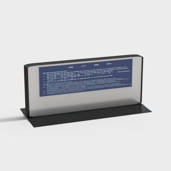 Urban Billboard 3D model