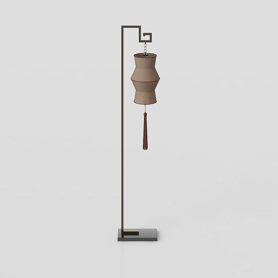 Unique Low-Poly High-Detail 3D Model Lamp