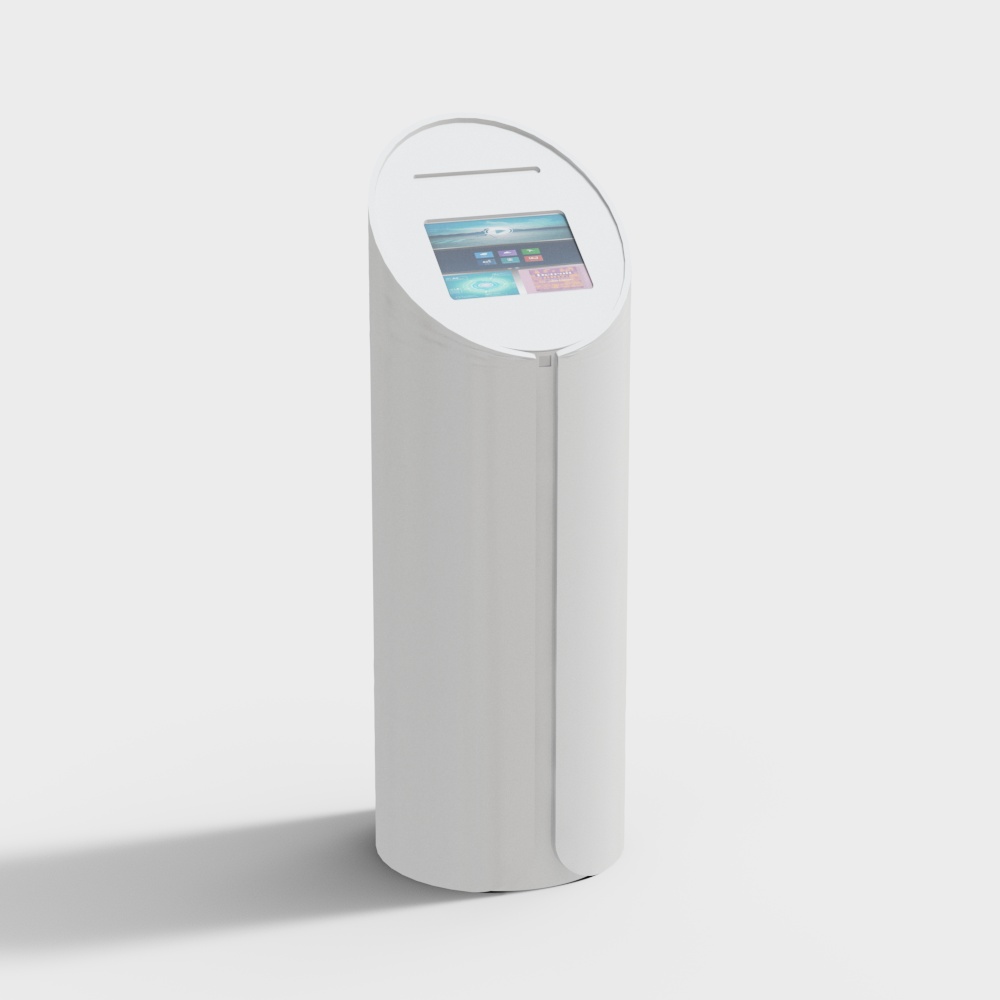 Modern Shopping Mall Information Kiosk