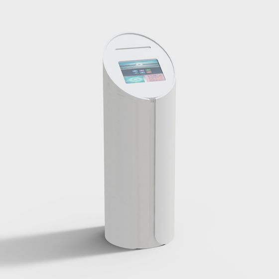 Futuristic Interactive Pavilion 3D model for Modern Spaces