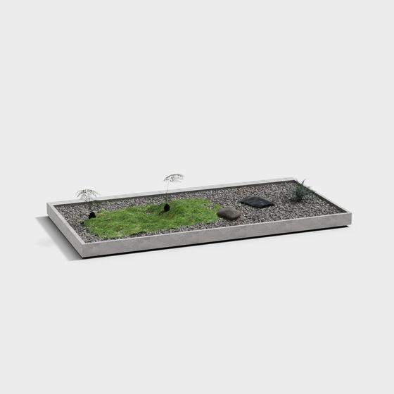 Zen Garden 3D Model for Designers and Developers