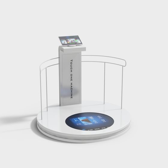Futuristic Touch Terminal 3D model