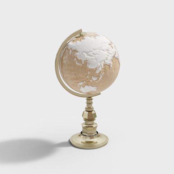 Elegant Globe 3D model