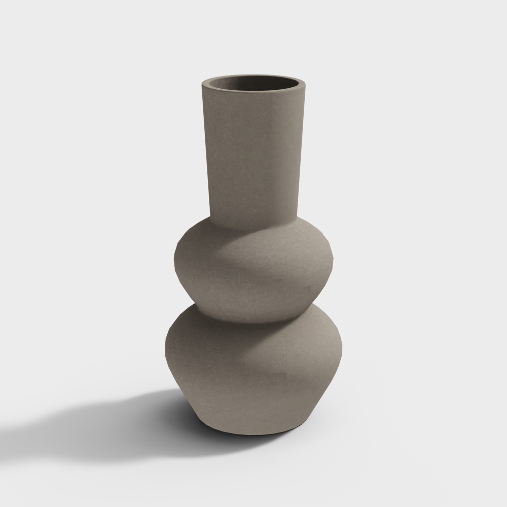 Layered Vase 3D model for Modern Aesthetics