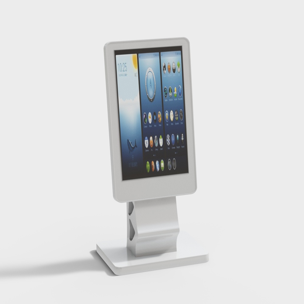 Smart Display Stand 3D model for Modern Design