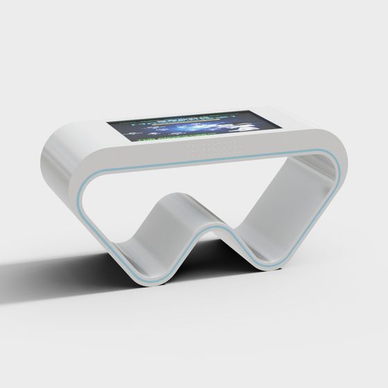 Smart Touch Coffee Table 3D Model for Modern Living Rooms