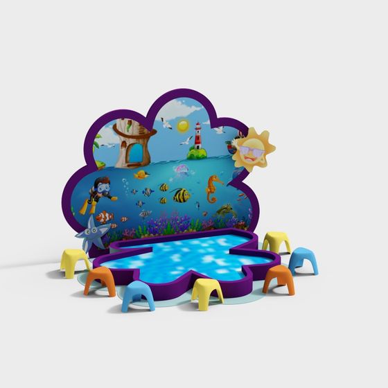 Ocean Adventure 3D Model for Kids
