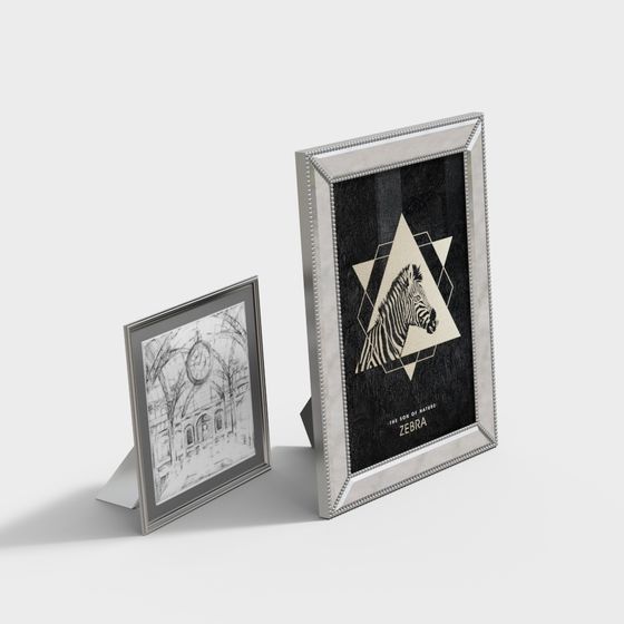 Artistic Frames 3D model