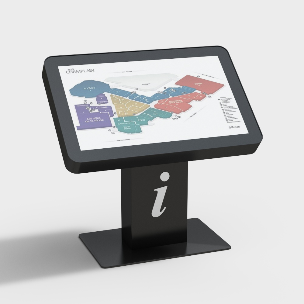 Modern Bank Lobby Exploration Machine