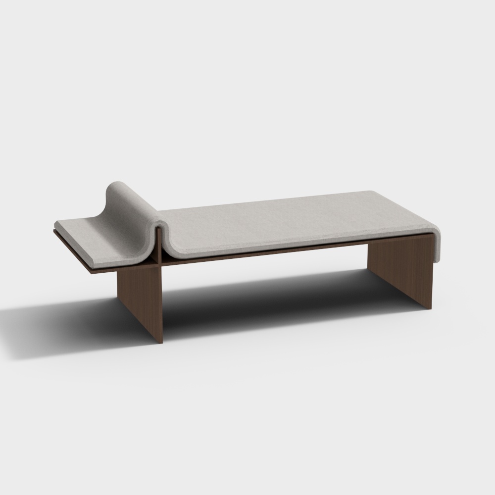 Panca lunga per sala da tè moderna