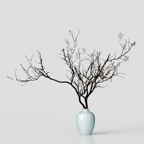 Winter Blossom 3D Model