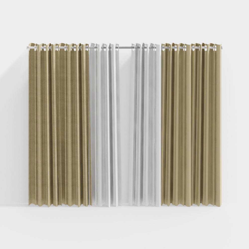 Rideaux en tissu modernes