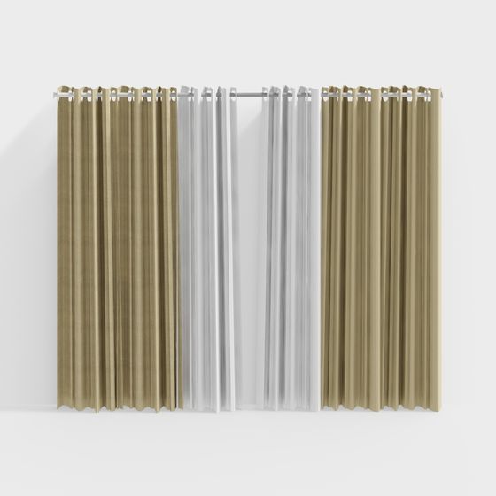 Rideaux en tissu modernes