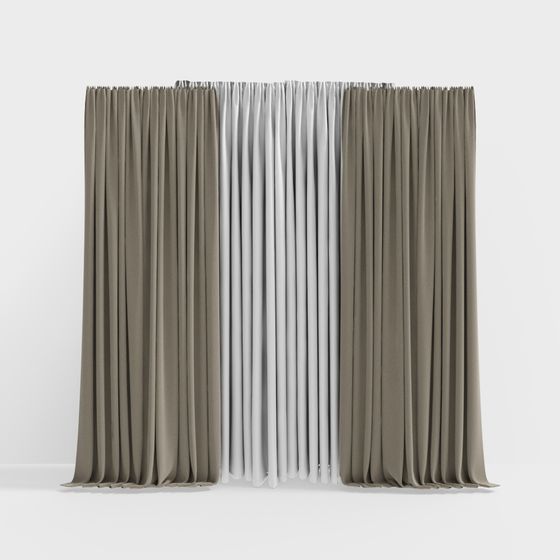 Flowing Light Curtain 3D model