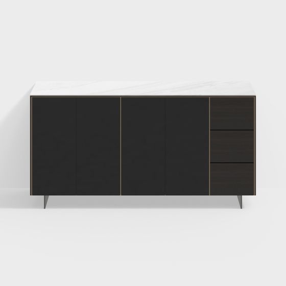 Urban Style Storage Cabinet 3D model