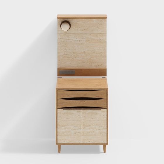 Urban Alley Storage Cabinet 3D model