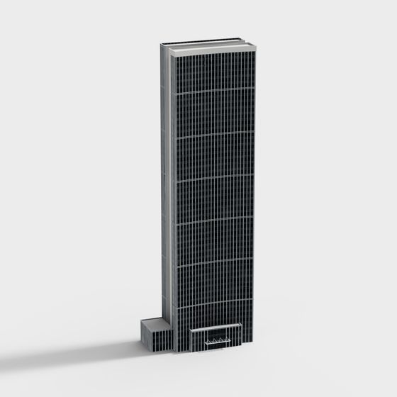 Stunning Skyscraper 3D Model for Modern Urban Designs