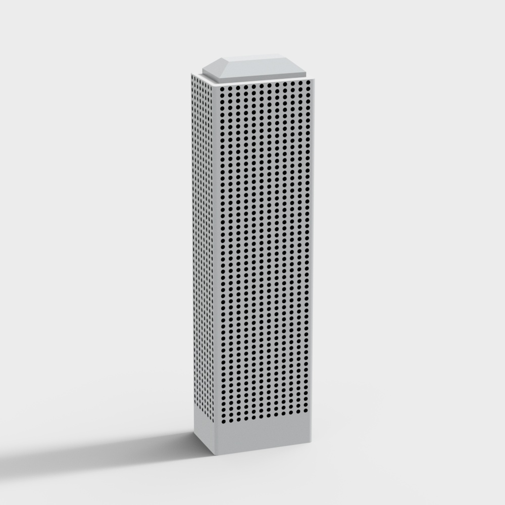 Urban Light 3D Model - Minimalist Skyscraper Design