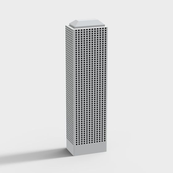 Urban Light 3D Model - Minimalist Skyscraper Design