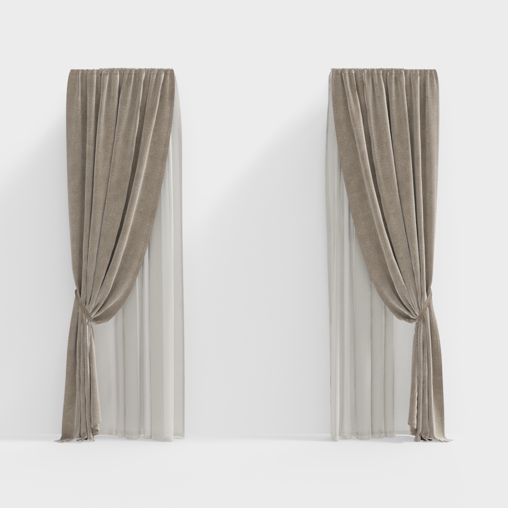 Tende in Tessuto Stile Europeo